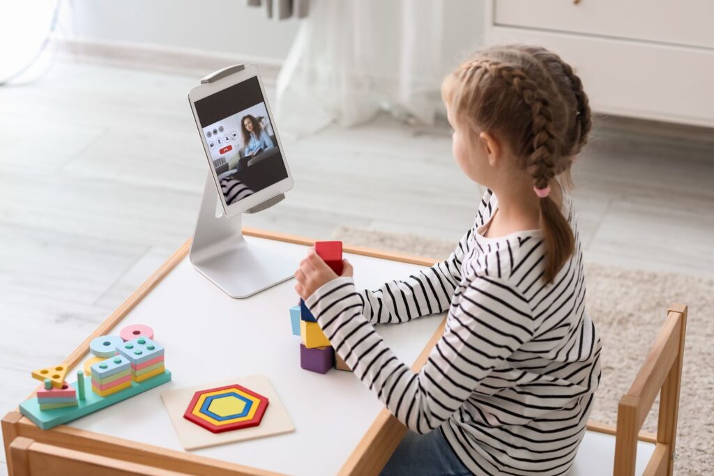 Telehealth occupational therapy session Telehealth occupational therapy session